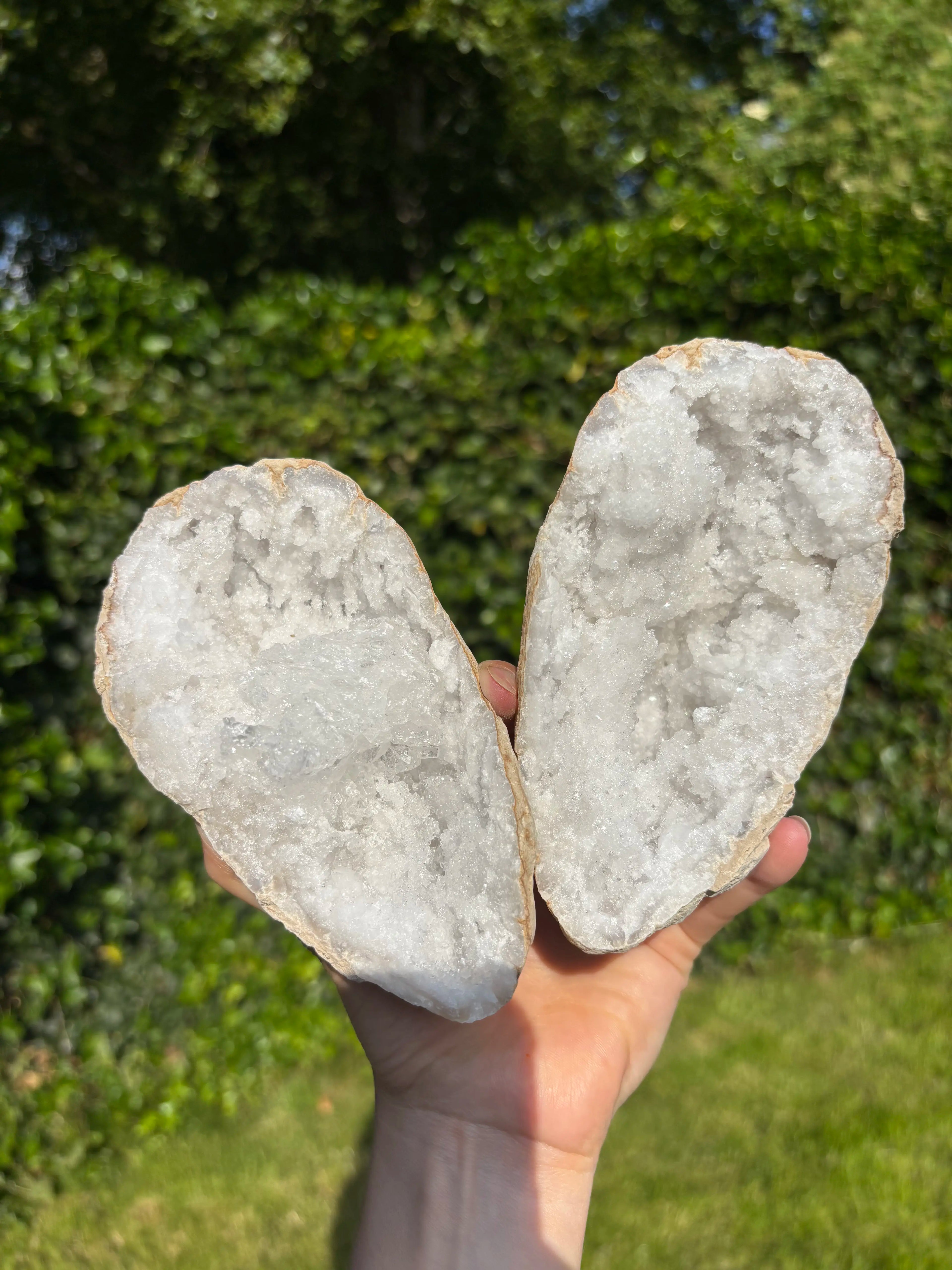 Bergkristal Geode uit Marokko