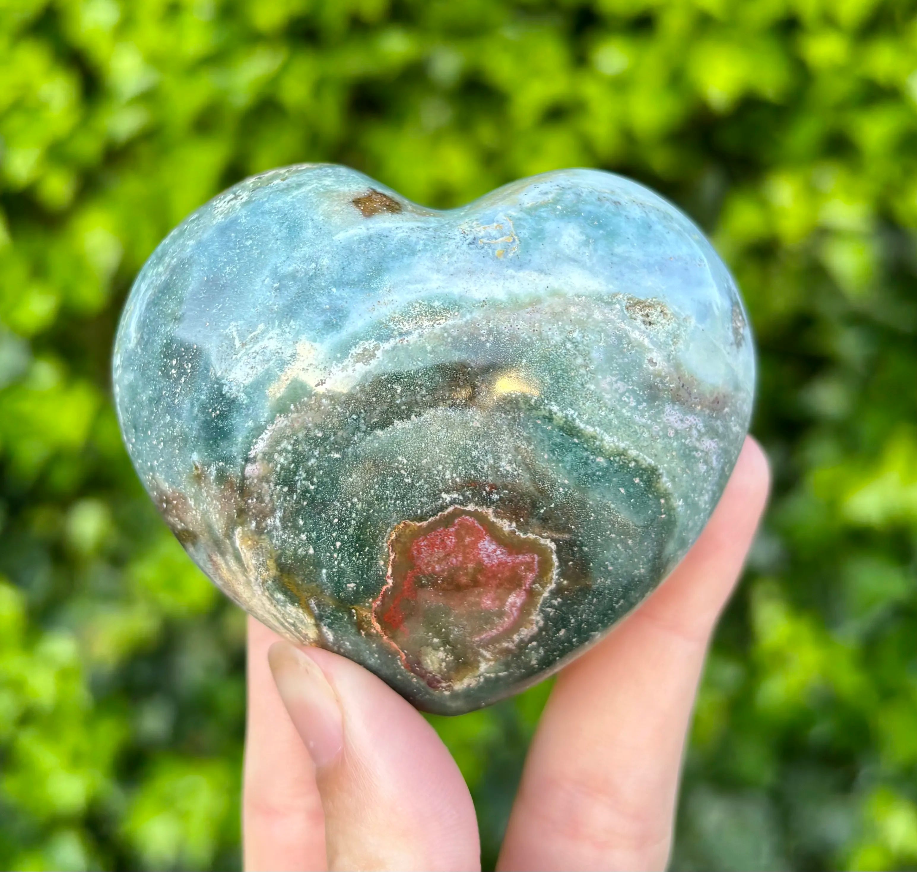 Polychroom Jaspis Hart