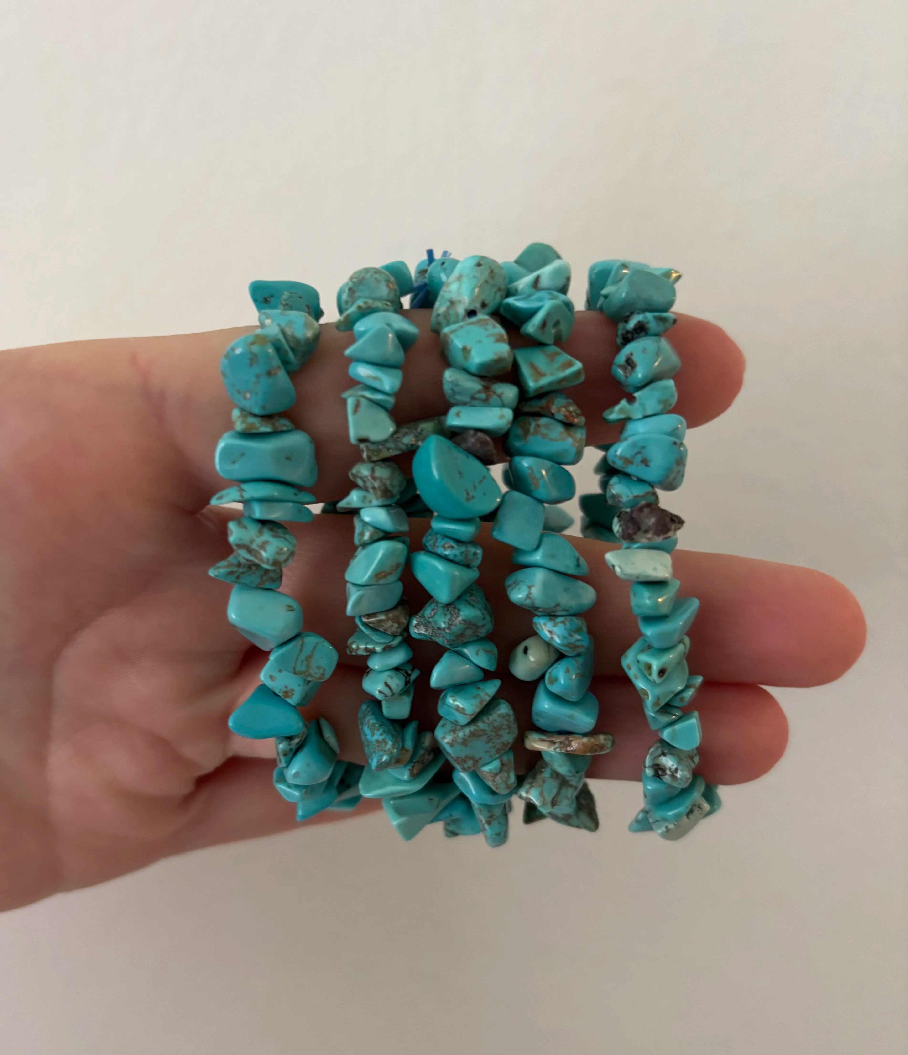 Kinderarmbandje split blauwe magnesiet