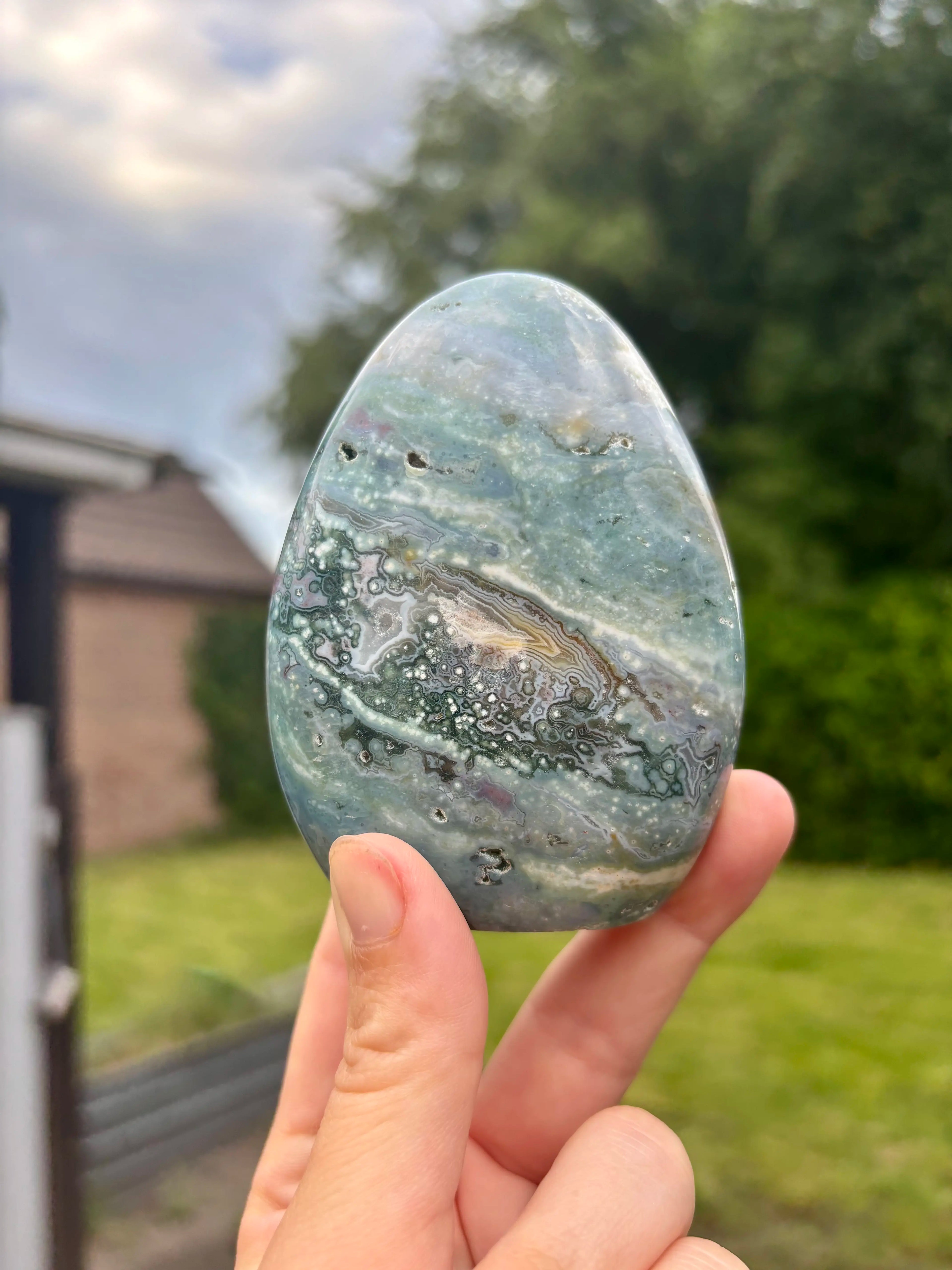 Free Form Oceaan Jaspis