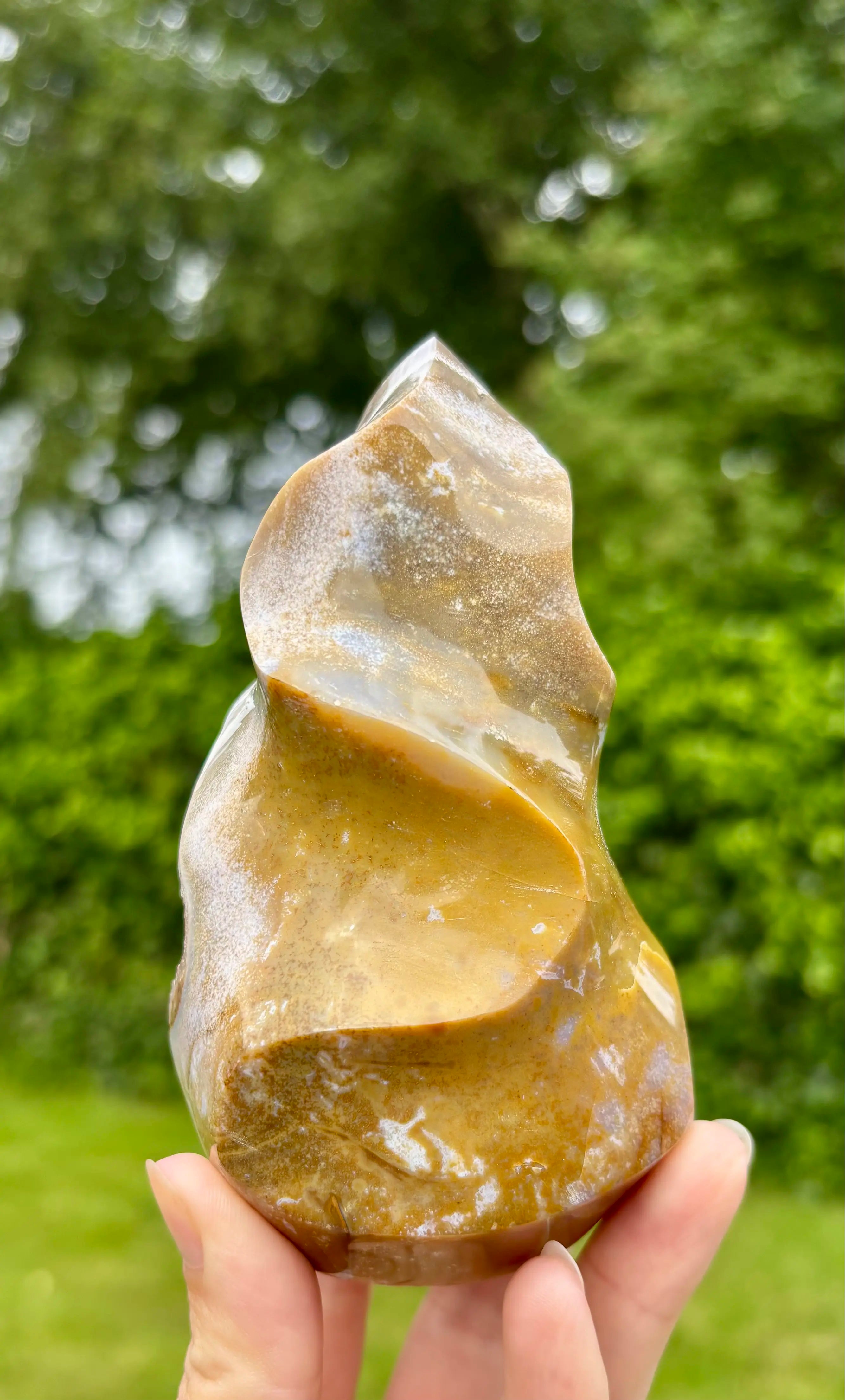 Polychroom Jaspis Vlam