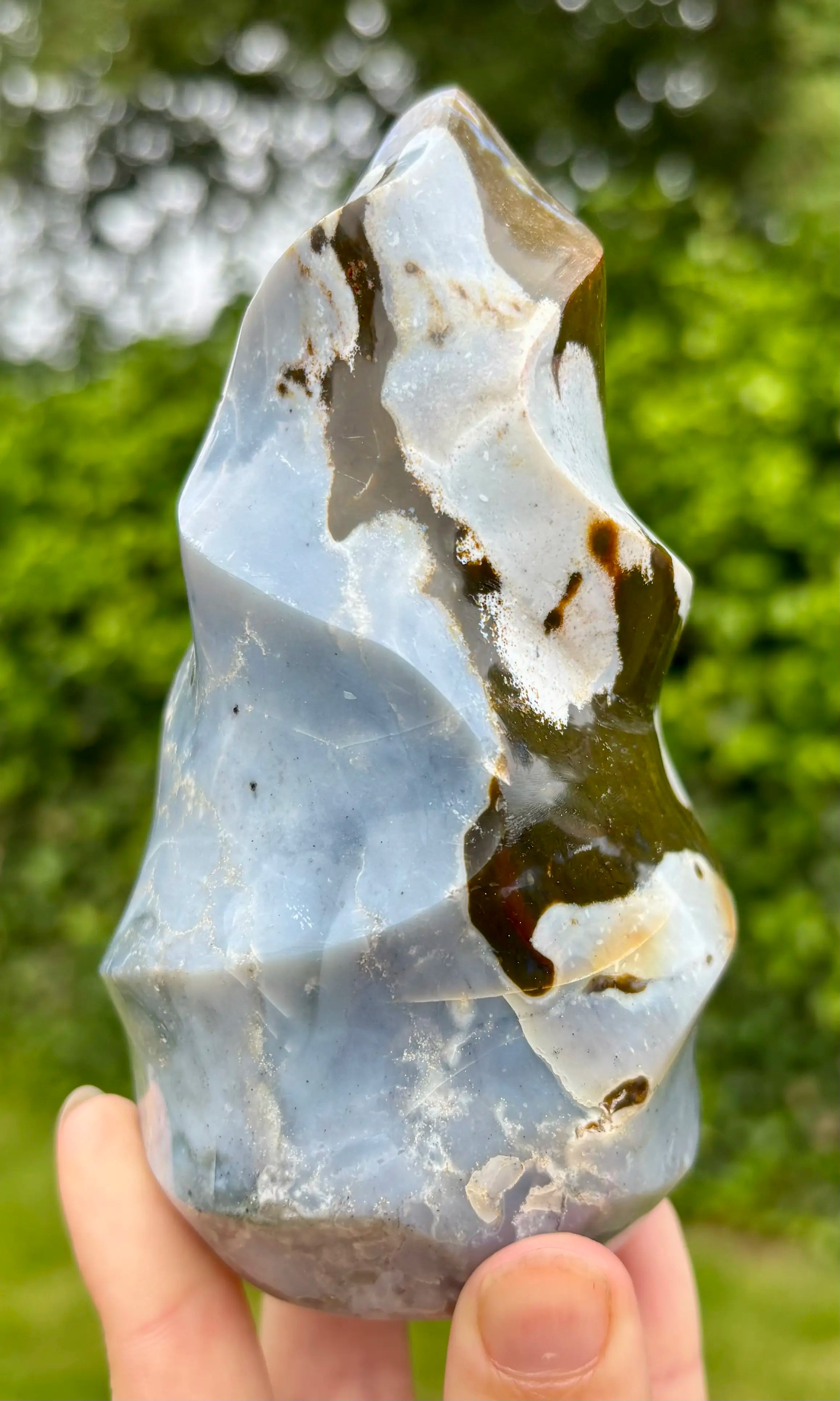 Polychroom Jaspis Vlam