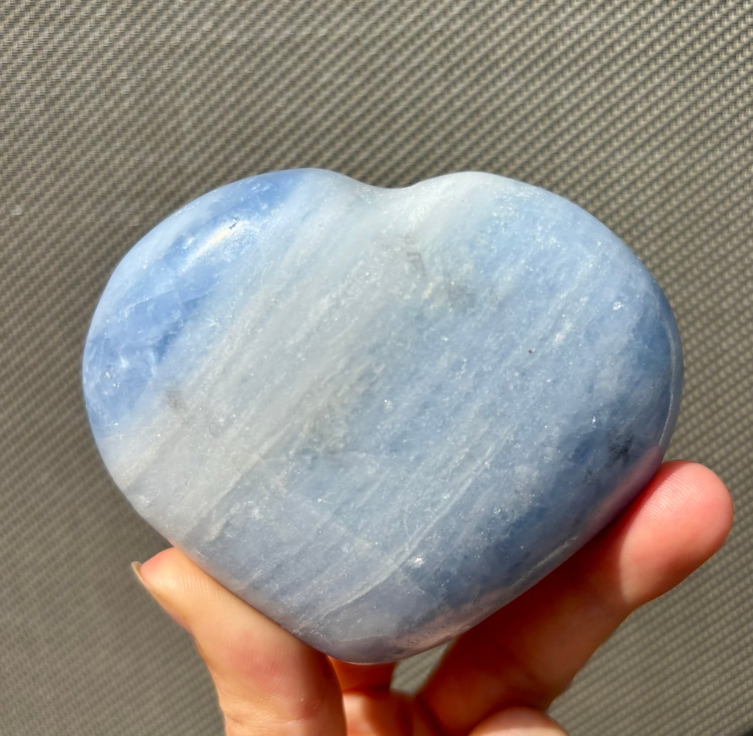 Blauwe Calciet Hart