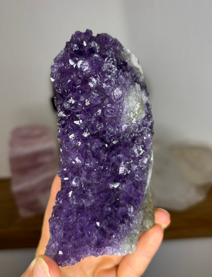 Amethist cluster uit Brazilië