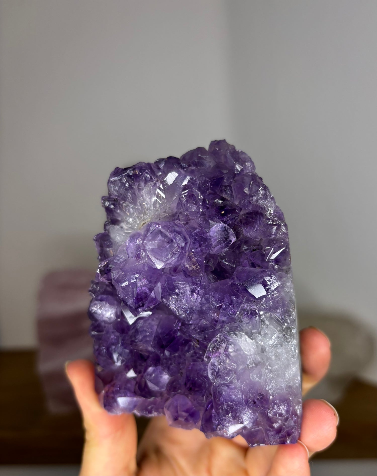 Amethist cluster uit Brazilië