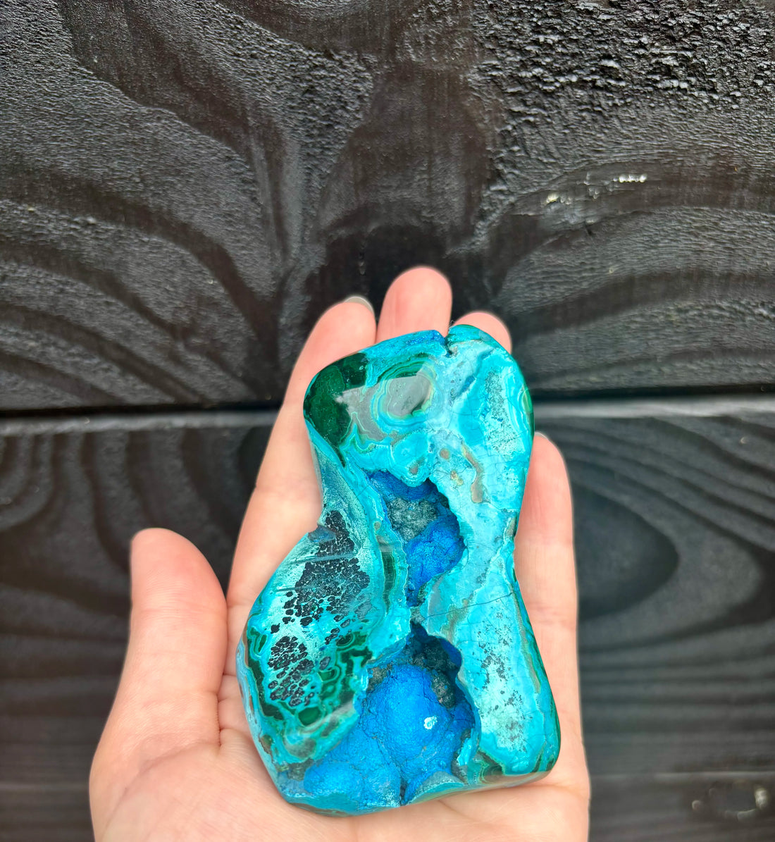 Prachtige ruw/gepolijste Azuriet-Malachiet