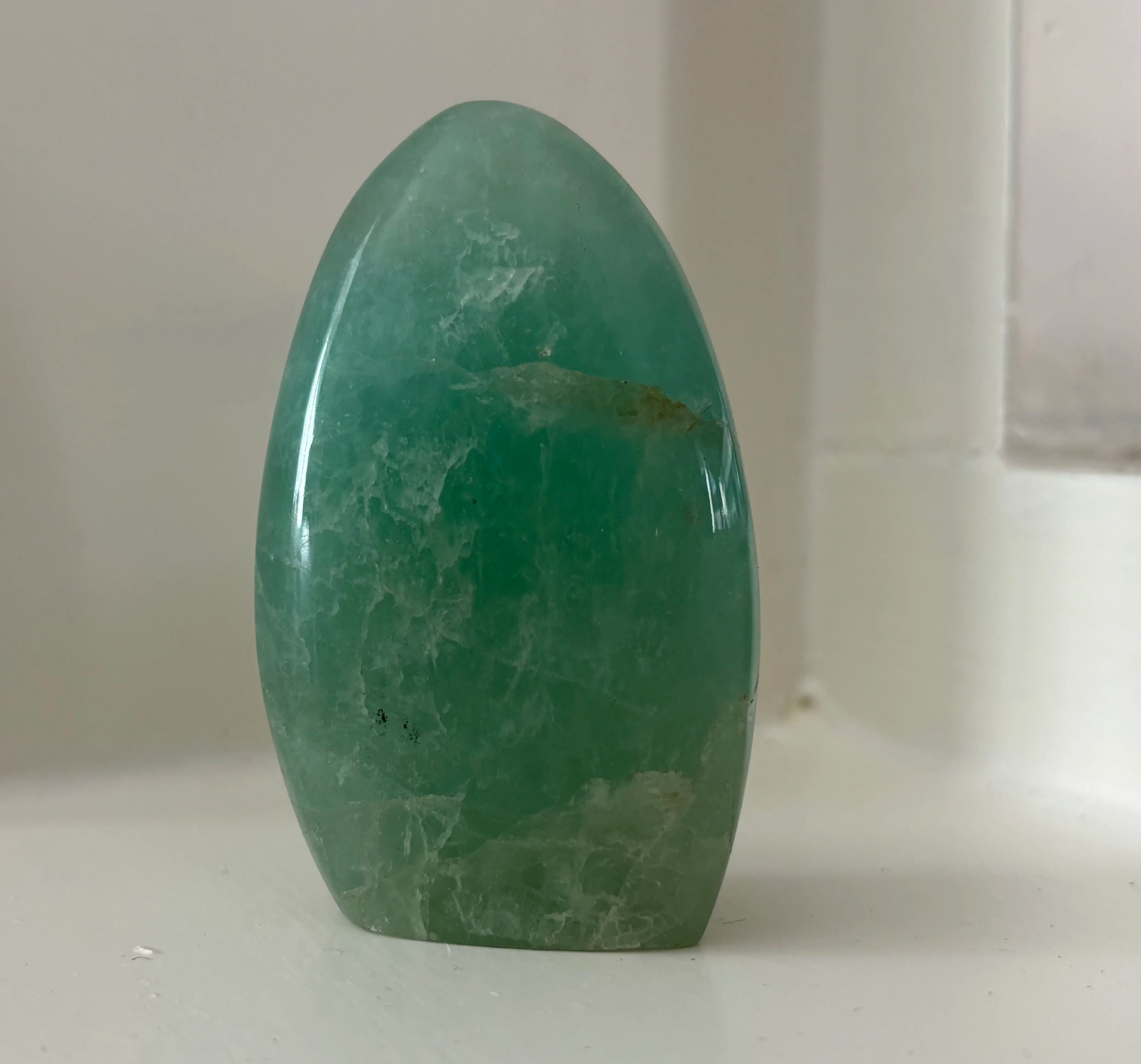 Freeform Fluoriet Sculptuur