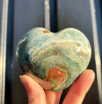Polychroom Jaspis Hart