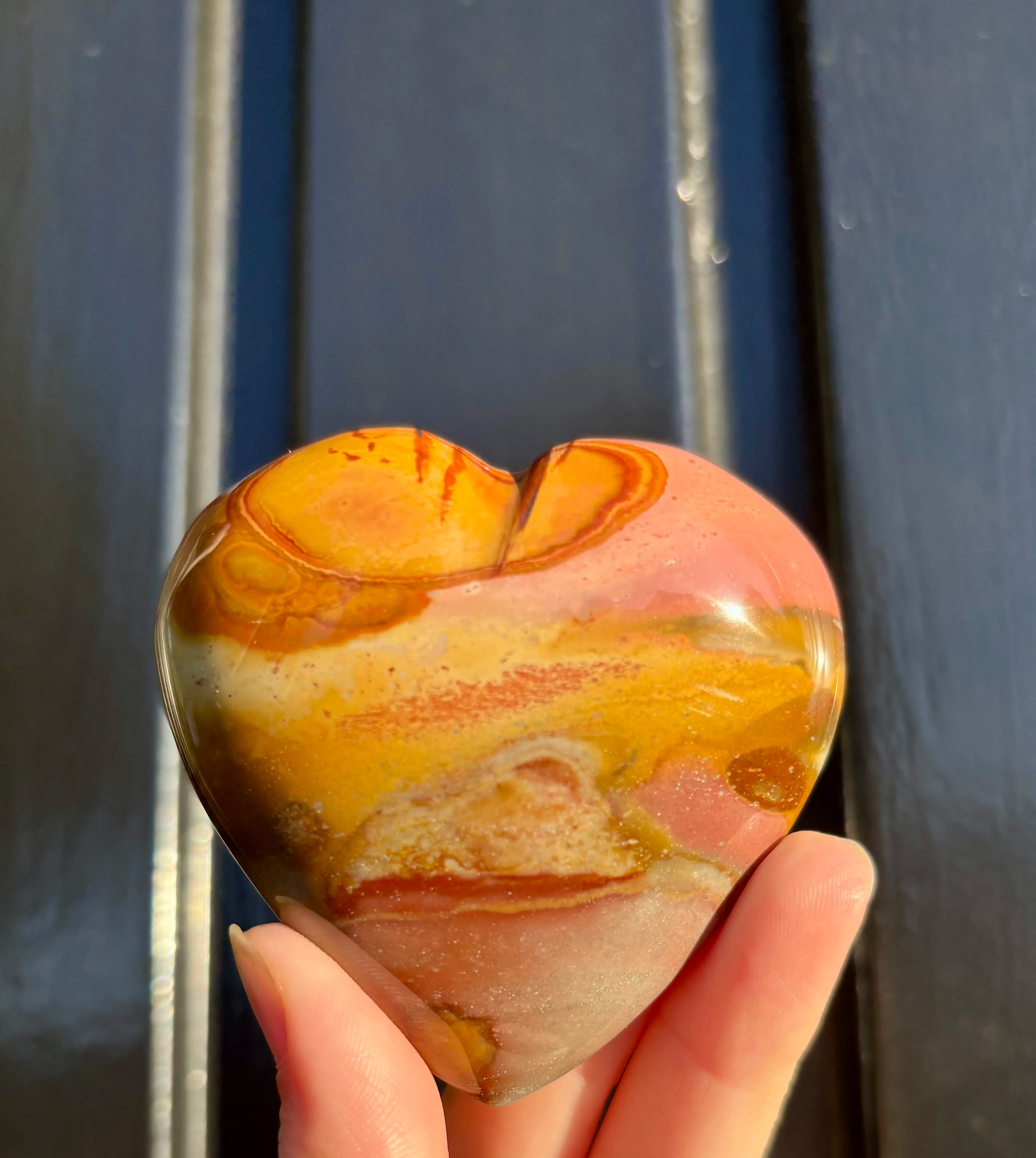 Polychroom Jaspis Hart