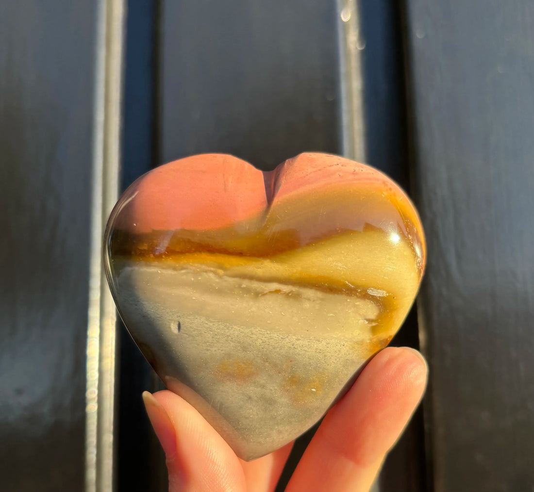 Polychroom Jaspis Hart