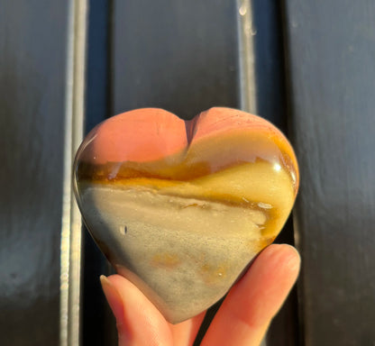 Polychroom Jaspis Hart