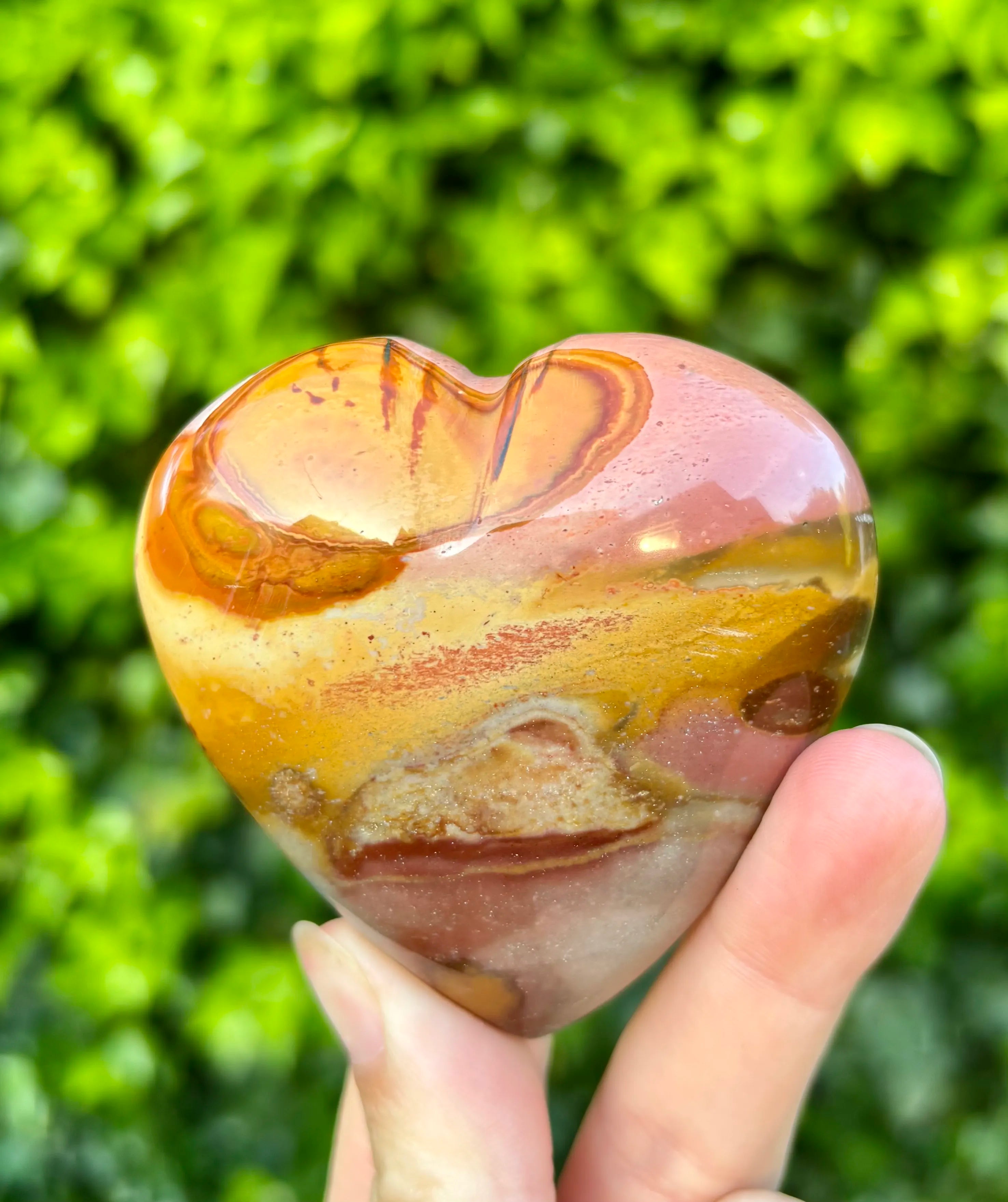 Polychroom Jaspis Hart