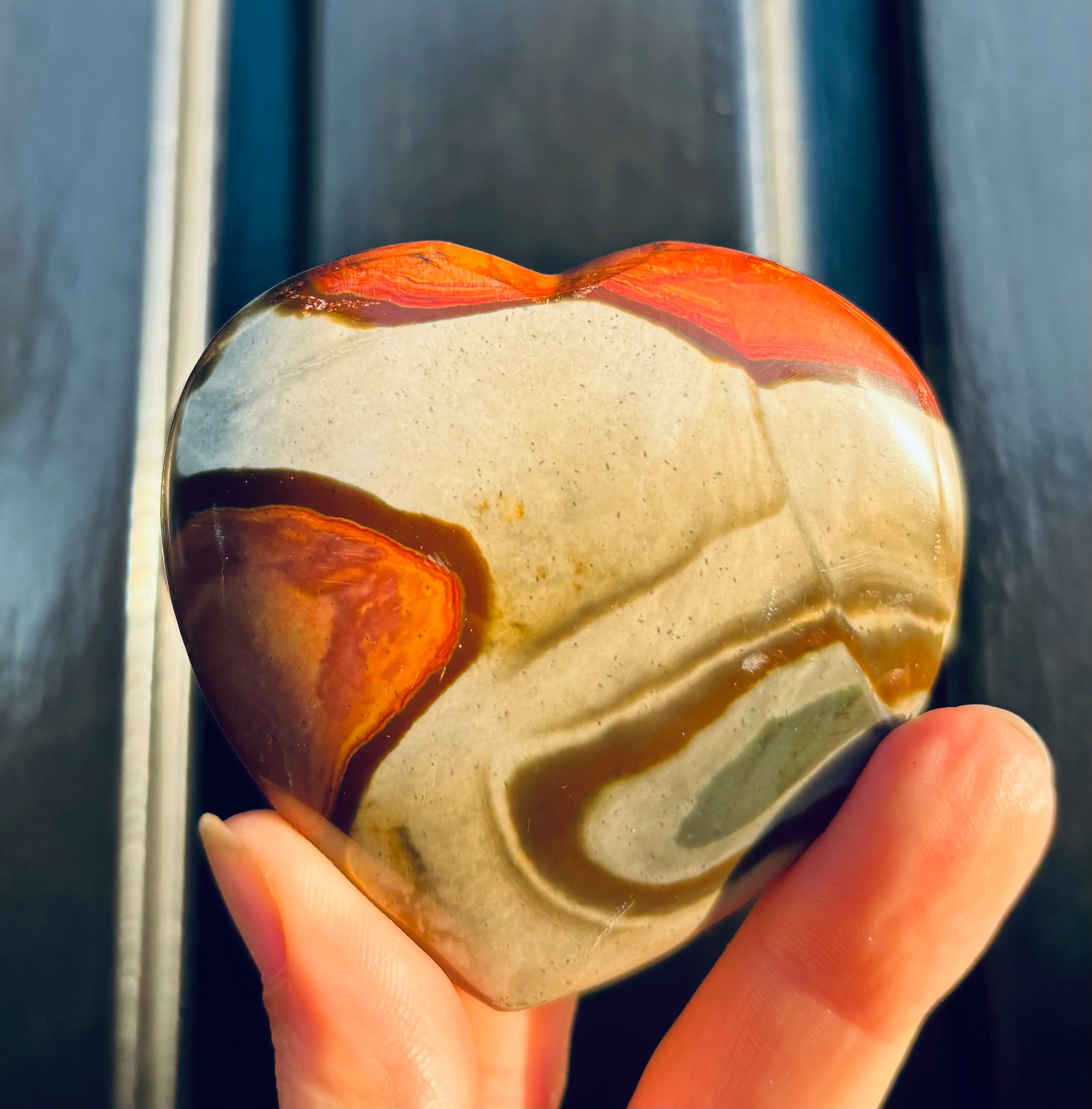 Polychroom Jaspis Hart