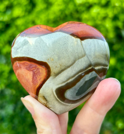 Polychroom Jaspis Hart