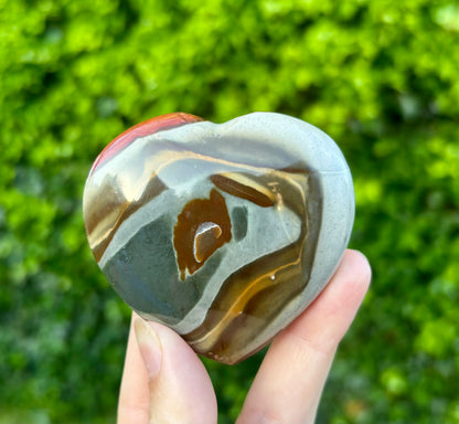 Polychroom Jaspis Hart