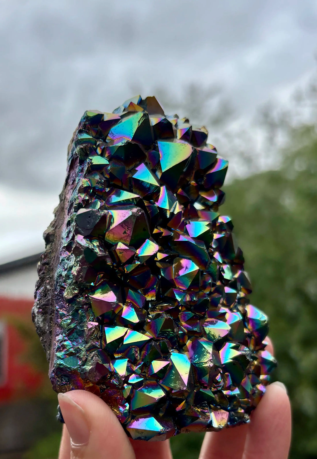 Titanium Coated Amethist