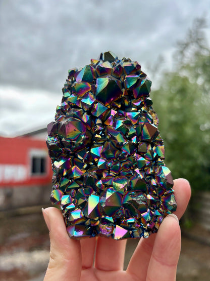 Titanium Coated Amethist