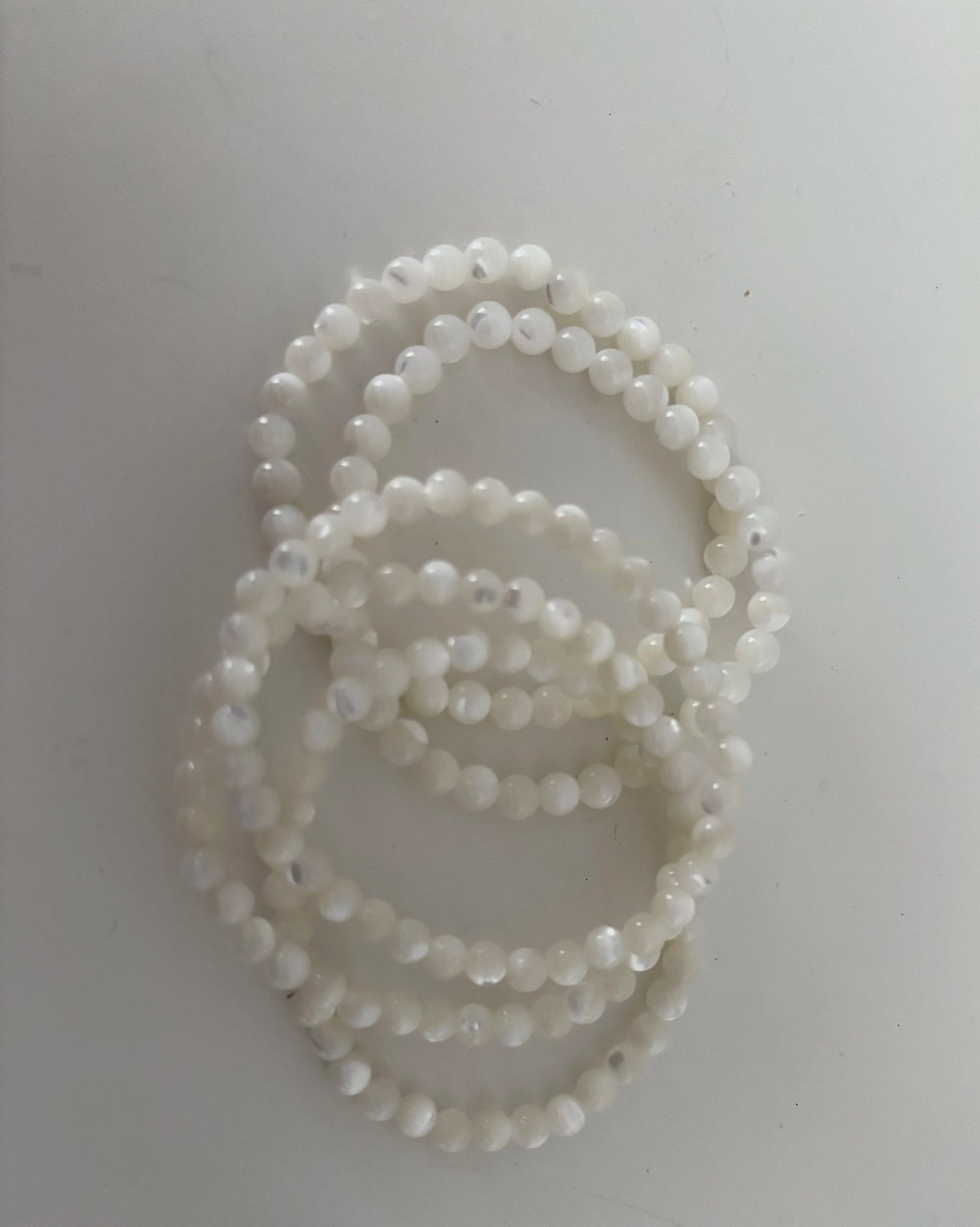 Kinderarmbandjes Parelmoer