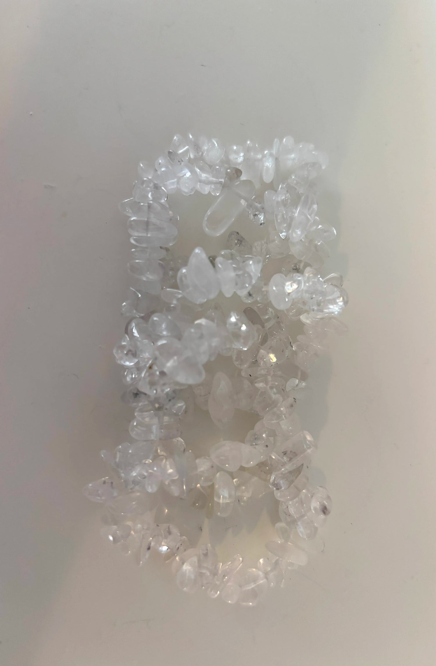 Kinderarmbandje split bergkristal