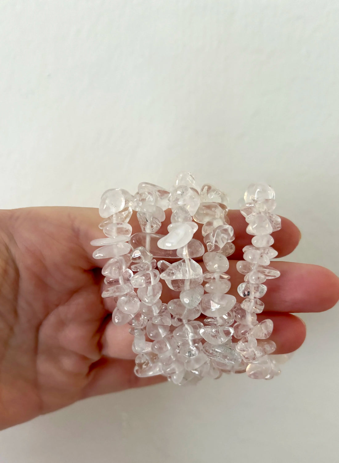 Kinderarmbandje split bergkristal