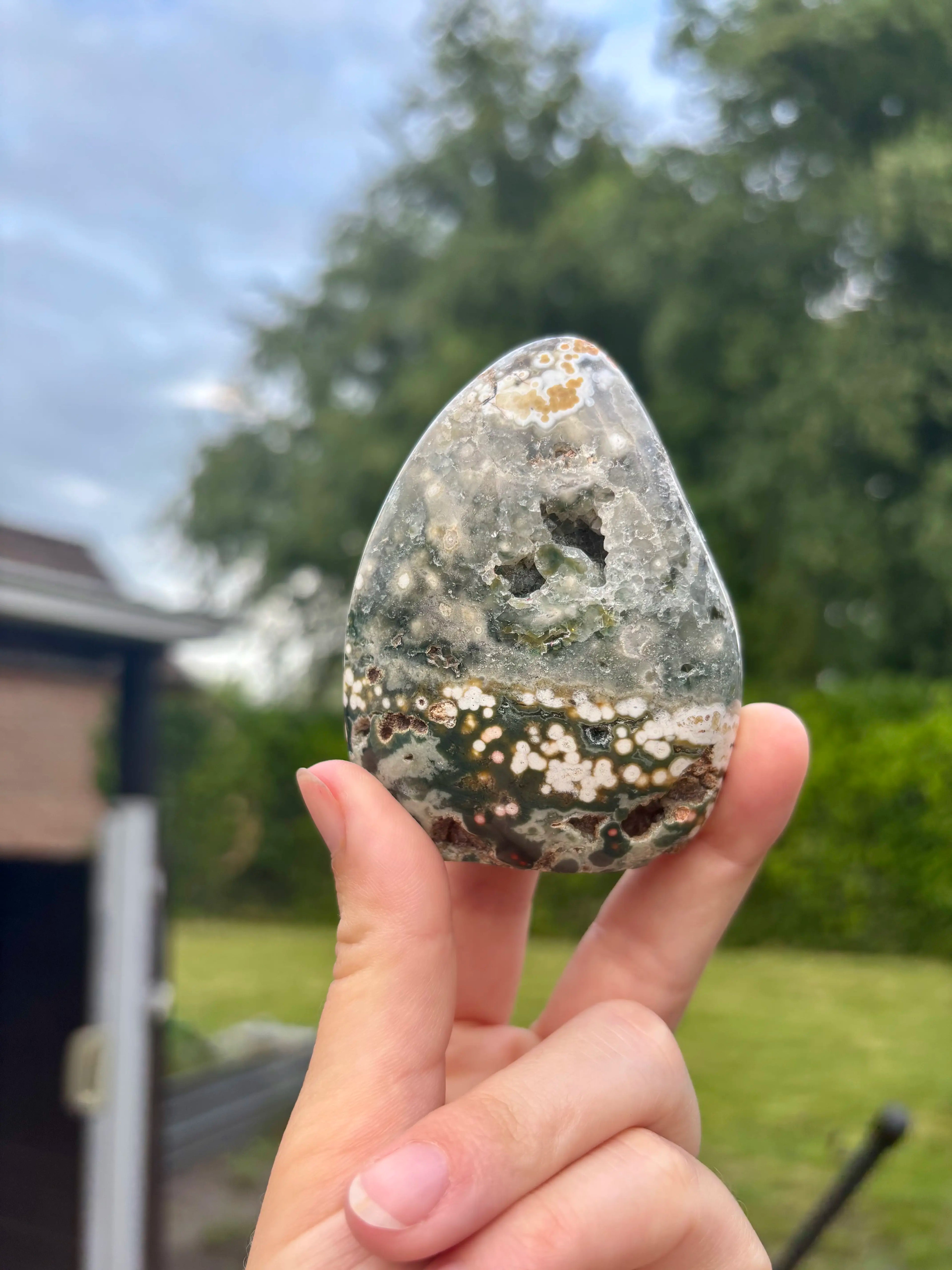 Free Form Oceaan Jaspis