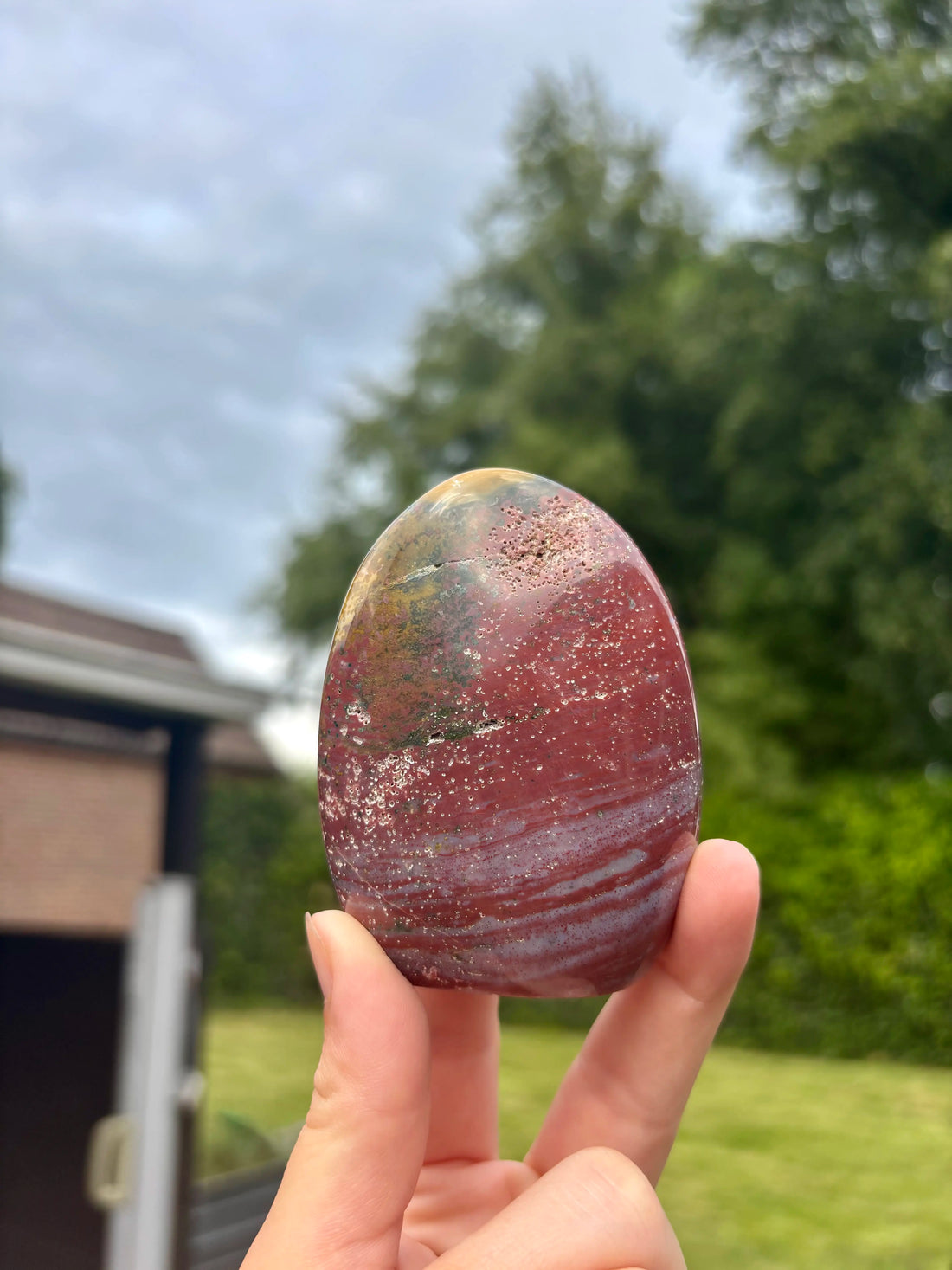 Free Form Rode Oceaan Jaspis