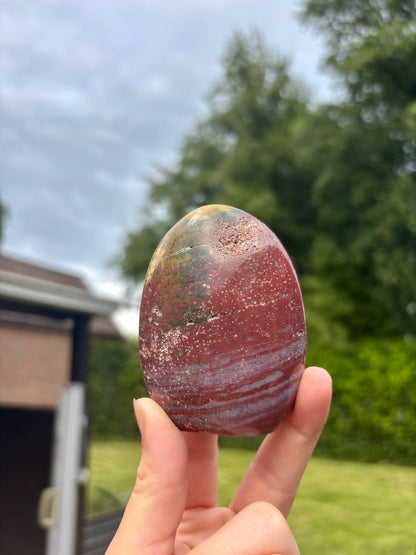 Free Form Rode Oceaan Jaspis