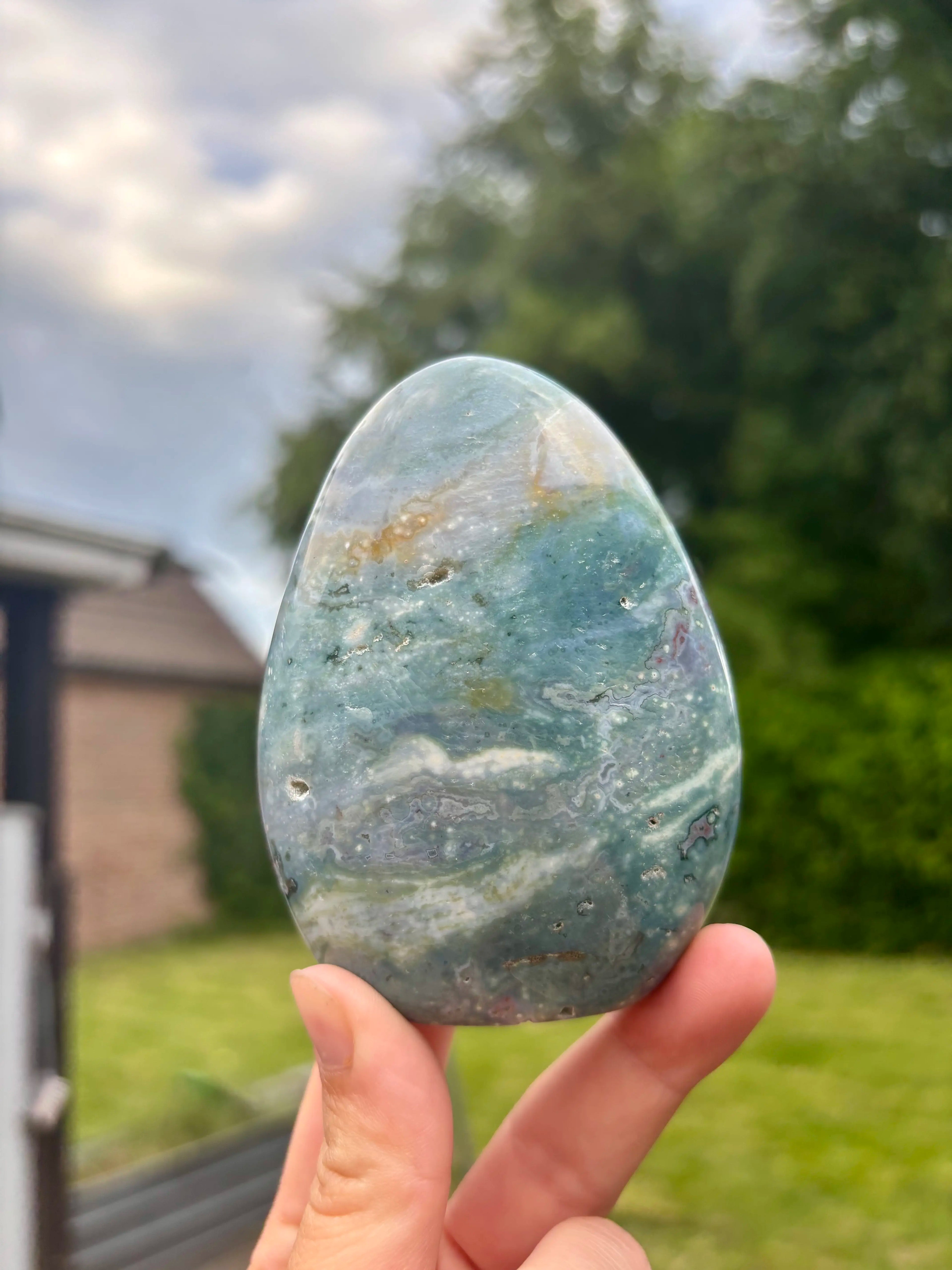 Free Form Oceaan Jaspis