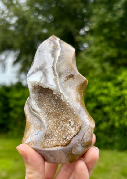 Polychroom Jaspis Vlam