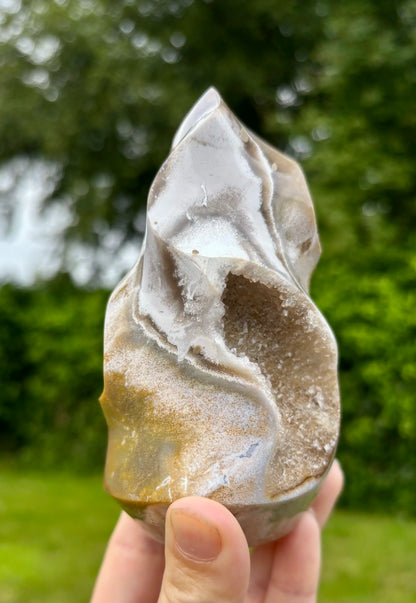 Polychroom Jaspis Vlam