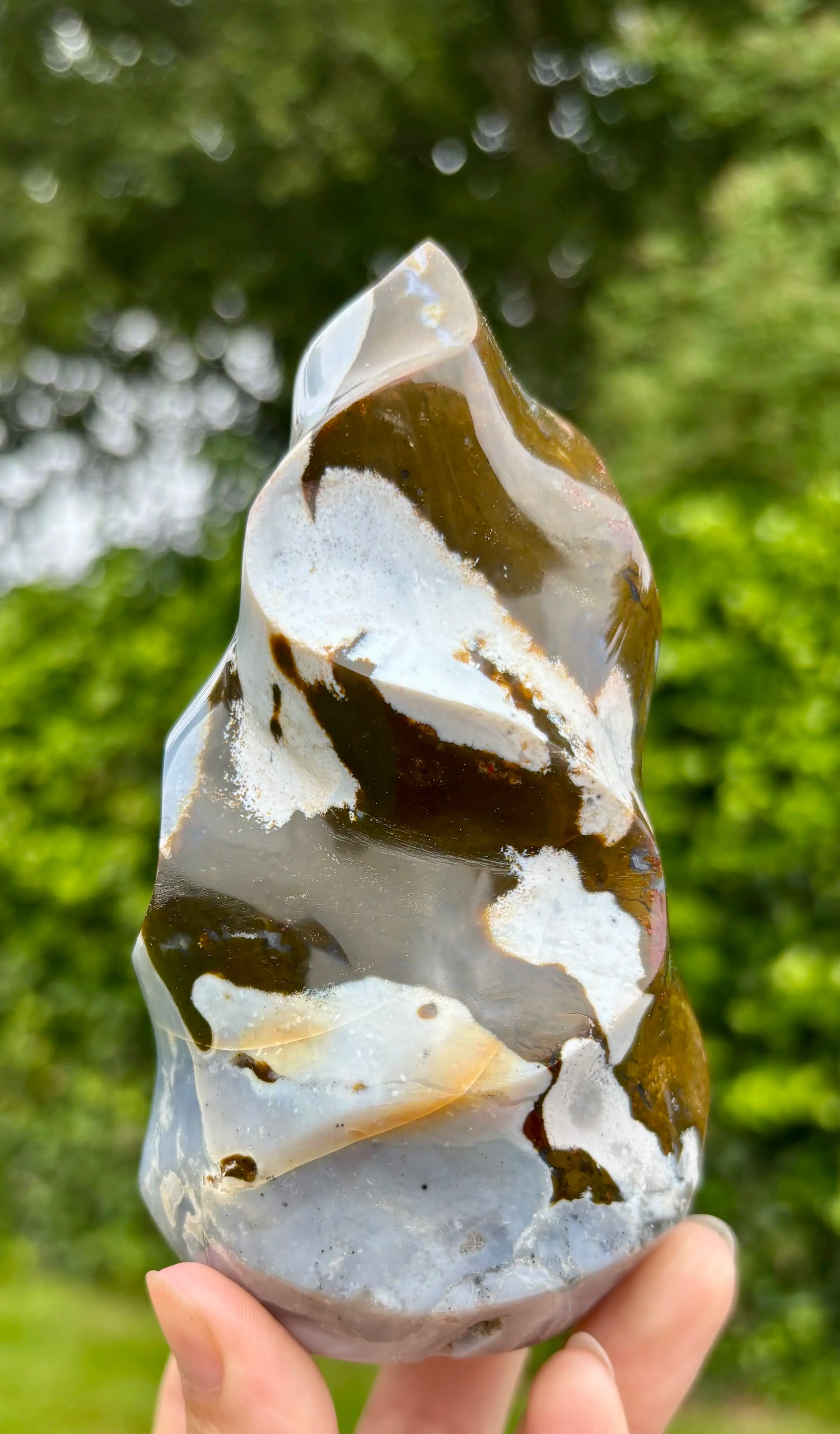 Polychroom Jaspis Vlam