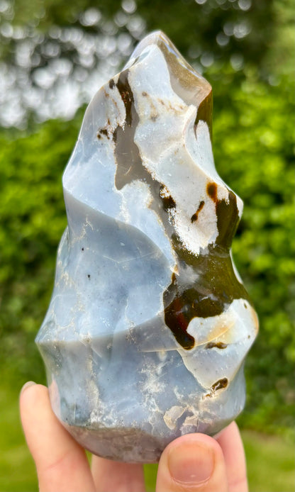 Polychroom Jaspis Vlam