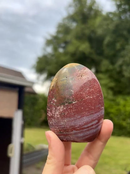 Free Form Rode Oceaan Jaspis