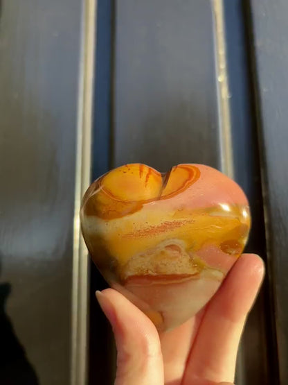 Polychroom Jaspis Hart