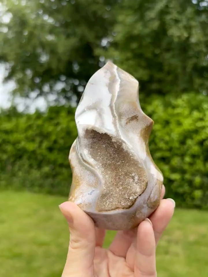 Polychroom Jaspis Vlam